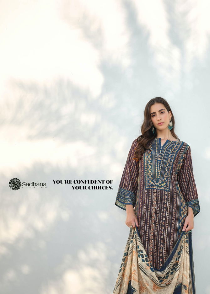 Mannat By Sadhana Pure Muslin Silk Printed Dress Material Wholesale Market In Surat